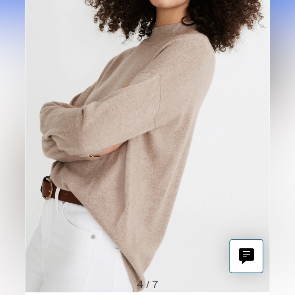 ✨ BNWT ✨ Madewell Ashbury Mock Neck Sweater